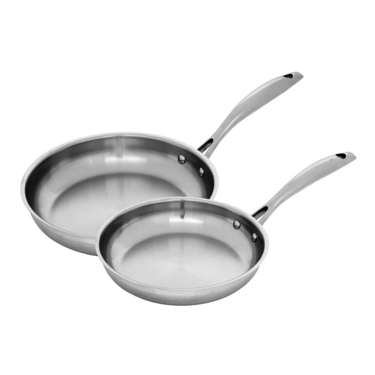 Swiss Diamond 2-Piece Premium Steel Frying Pan Set