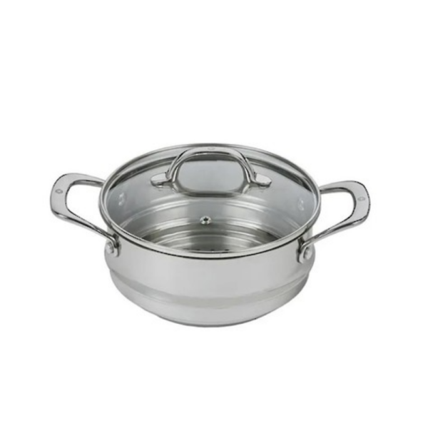 Swiss Diamond Premium Steel Universal Steamer with Lid