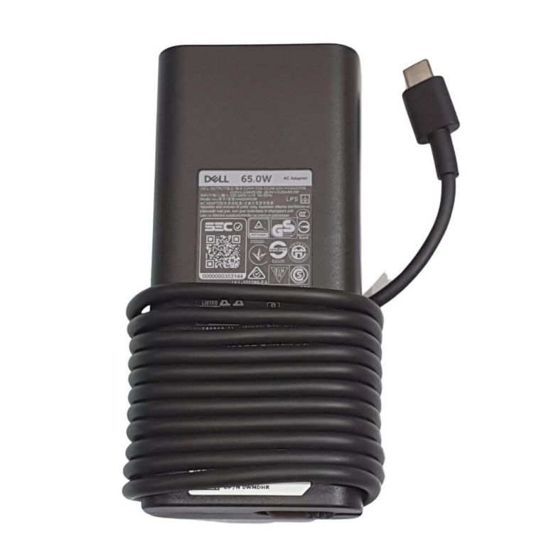 Original Dell Charger, AC, 65W, USB-C, CHNY, PD, PECOS, V3