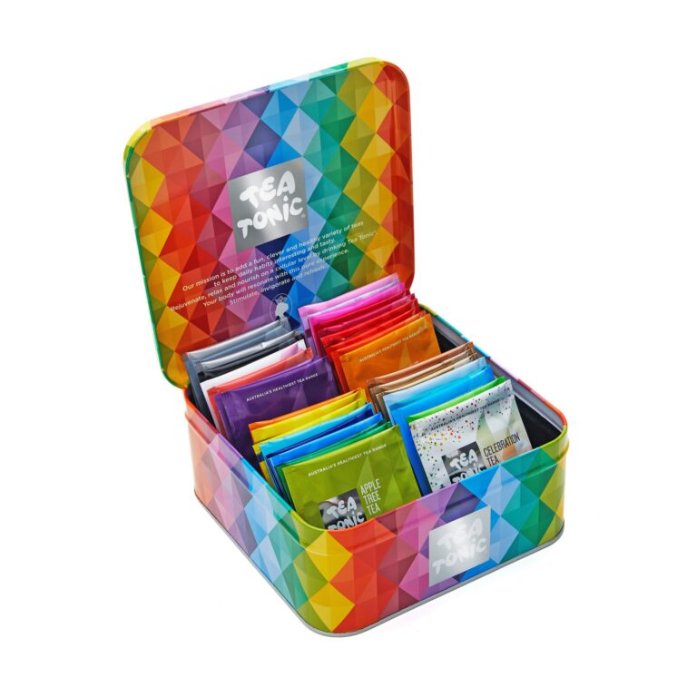 Tea Tonic Mini Gourmet Tea Chest Tin 33 Teabags