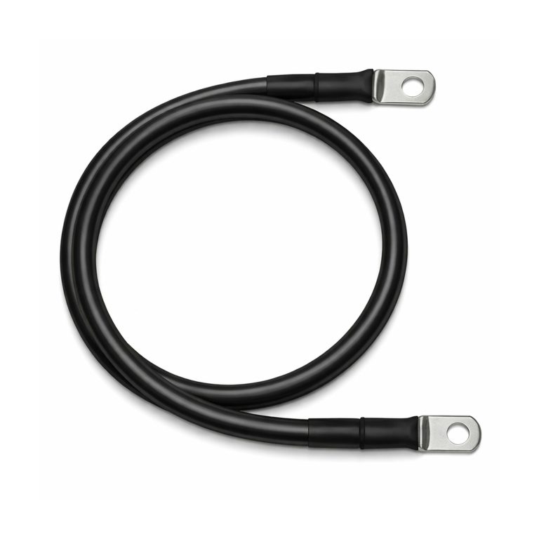 6 Gauge Tinned Battery Power Lead - Black - 1220mm