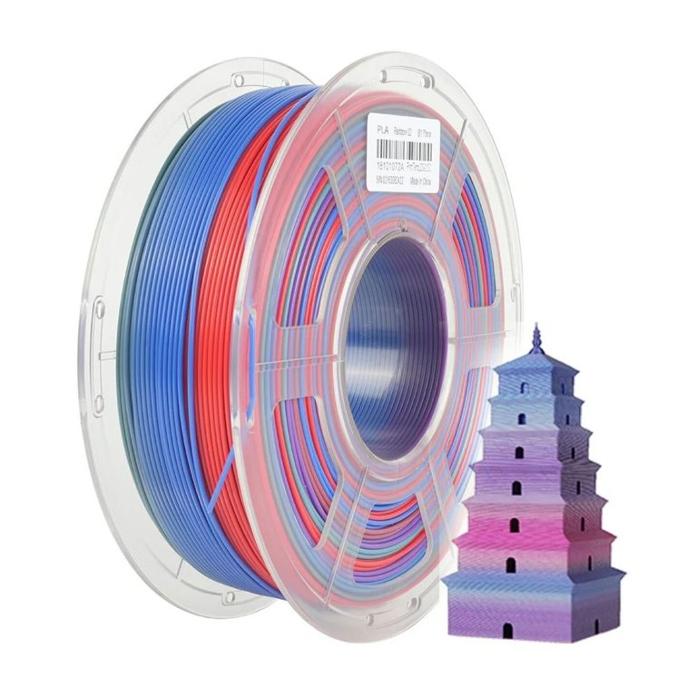 SUNLU Silk PLA+ Rainbow 02 Filament 1.75mm 1kg Roll