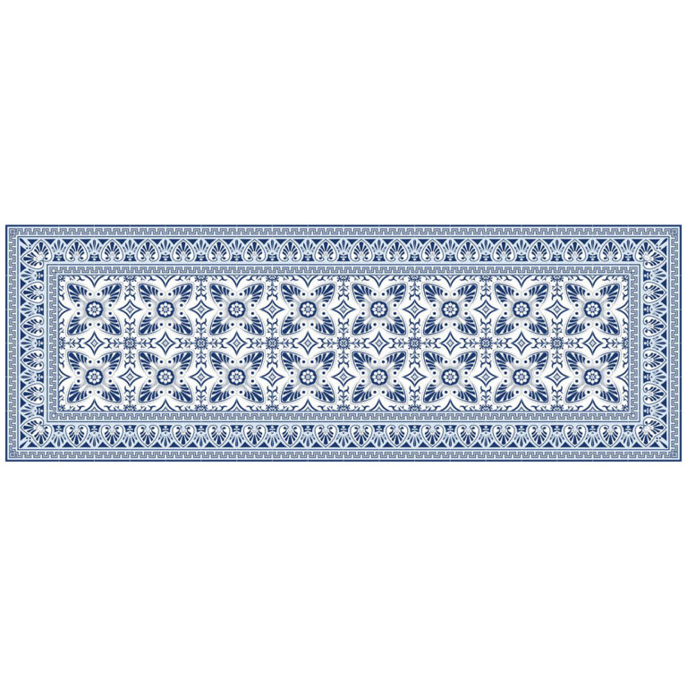 Beija Flor Bella Blue Table Runner