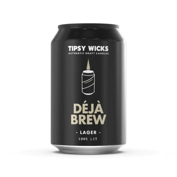 Tipsy Wicks Candle Deja Brew Lager Beer