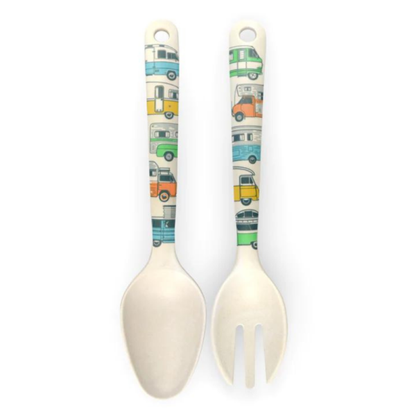 Van Go Collections Camper Bamboo Salad Servers