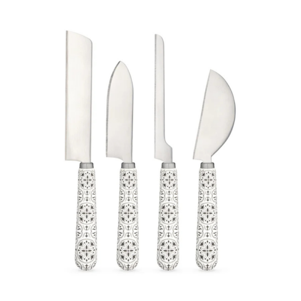 Twine Living Tiles Cheese Knives Set of 4