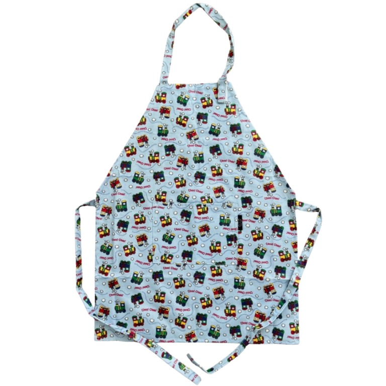 Two Lumps of Sugar Kids Apron Trains