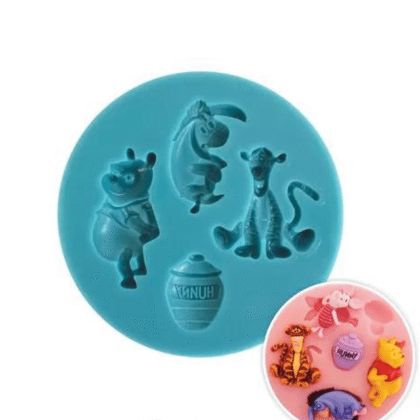 Winnie the Pooh, Tigger & Piglet Silicone Mould