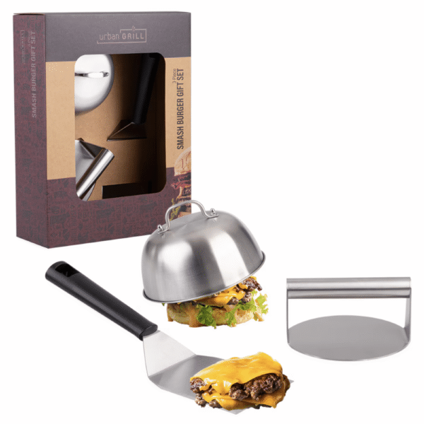 Urban Grill Smash Burger Gift Set 3 Piece