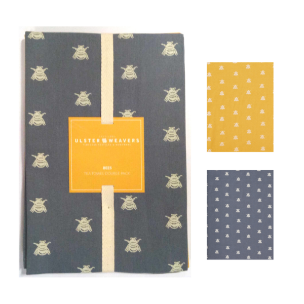 Ulster Weavers Bees Cotton Tea Towels Pack of 2