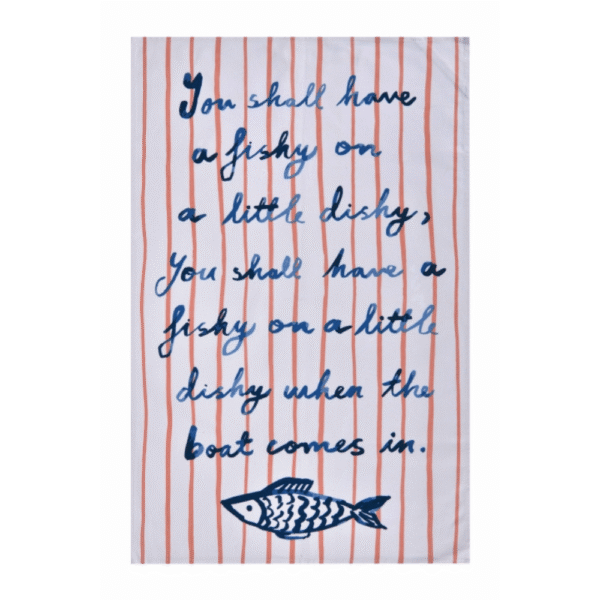 Ulster Weavers Catch of the Day Stripe Cotton Tea Towel