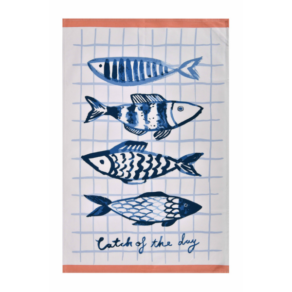 Ulster Weavers Catch of the Day Fish Cotton Tea Towel