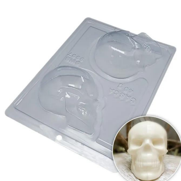 BWB Skull 3 Piece Chocolate Mould