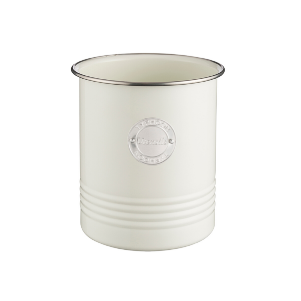 Typhoon Living Utensil Storage Pot Cream