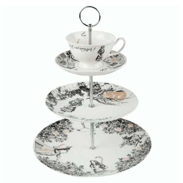 Victoria And Albert Alice In Wonderland 3 Tier Cake Stand