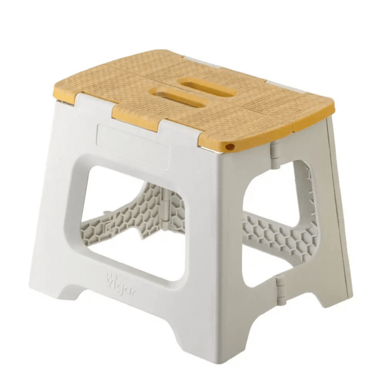 Vigar Foldable Bamboo Stool 27cm Grey