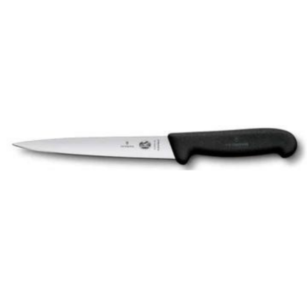 Victorinox Fibrox Flexible Filleting Knife Black 16cm
