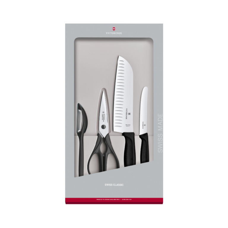 Victorinox Swiss Classic 4 Piece Kitchen Set Black