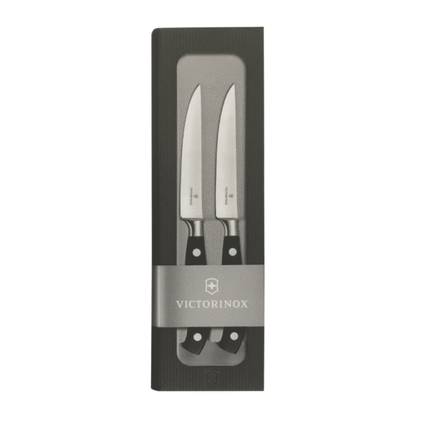 Victorinox Grand Maître Steak Knife 12cm Black Set of 2