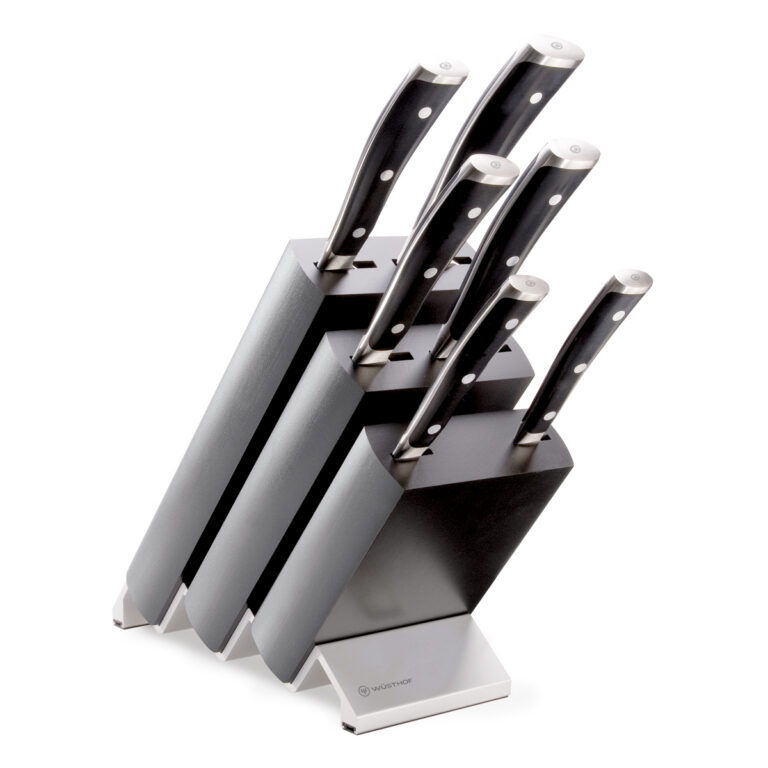 WÜSTHOF Classic Ikon Black 6 Piece Knife Block Set