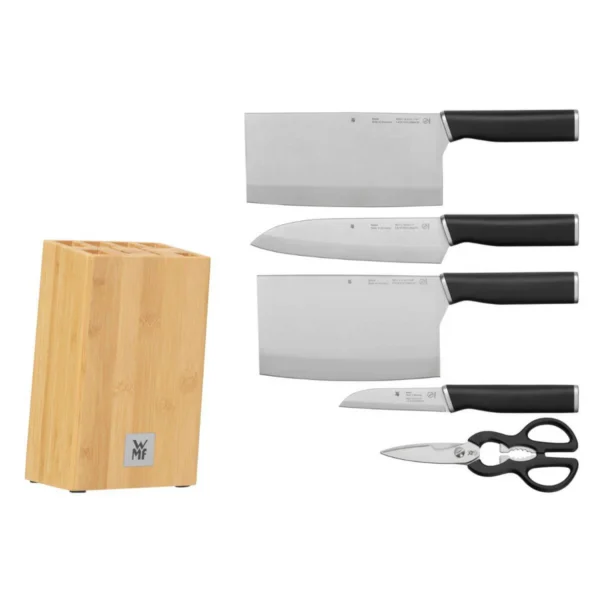 WMF Kineo 6 Piece Asian Knife Block Set