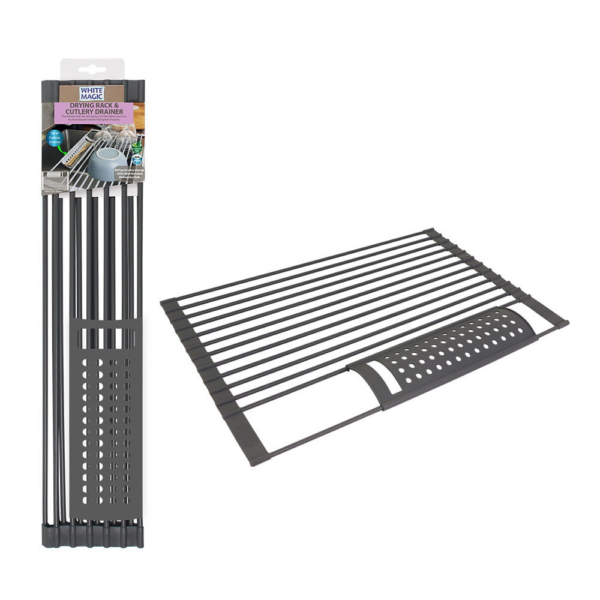 White Magic Drying Rack & Cutlery Drainer