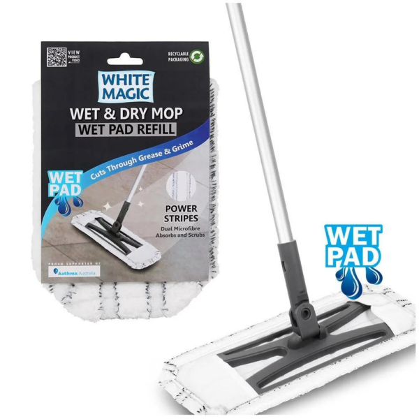 White Magic Eco Basics Wet & Dry Mop Wet Refill