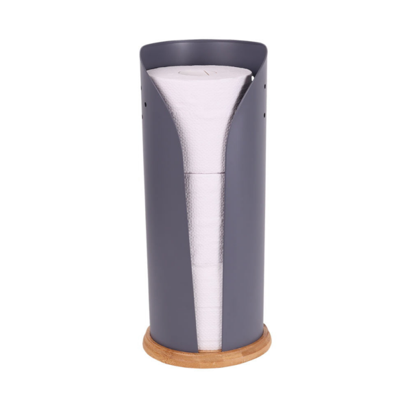 White Magic Eco Basics Toilet Roll Holder Charcoal
