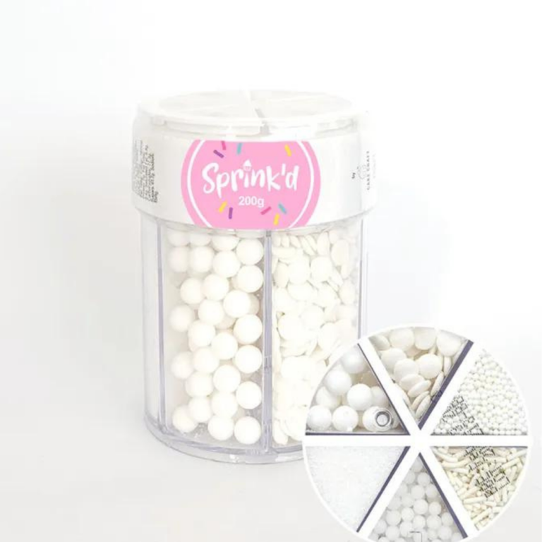 Sprink’d 6 Cavity 200g White