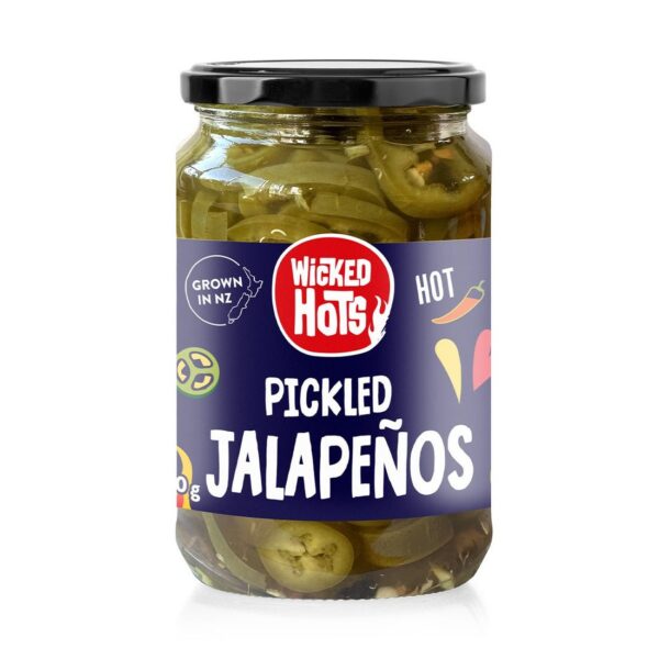Wicked Hots Pickled Jalapeños Hot – 360g