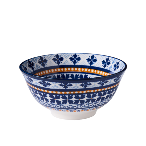 Wilkie Brothers Glazed Porcelain Bowl Fiesta Blue 15cm