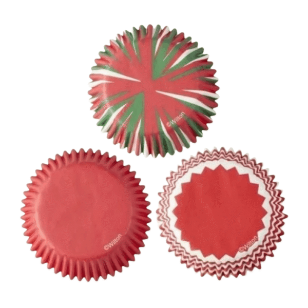 Wilton Assorted Holiday Swirl Cupcake Cases Pack of 24