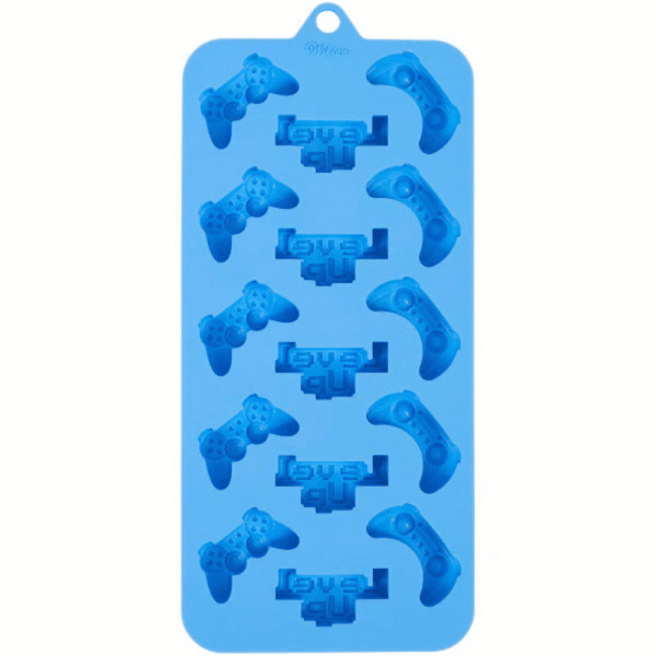 Wilton Non-Stick Silicone Mould Gamer 15 Cavity