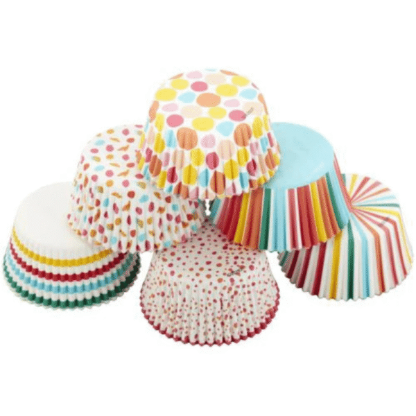 Wilton Rainbow Dot Stripe Cupcake Cases Pack of 150