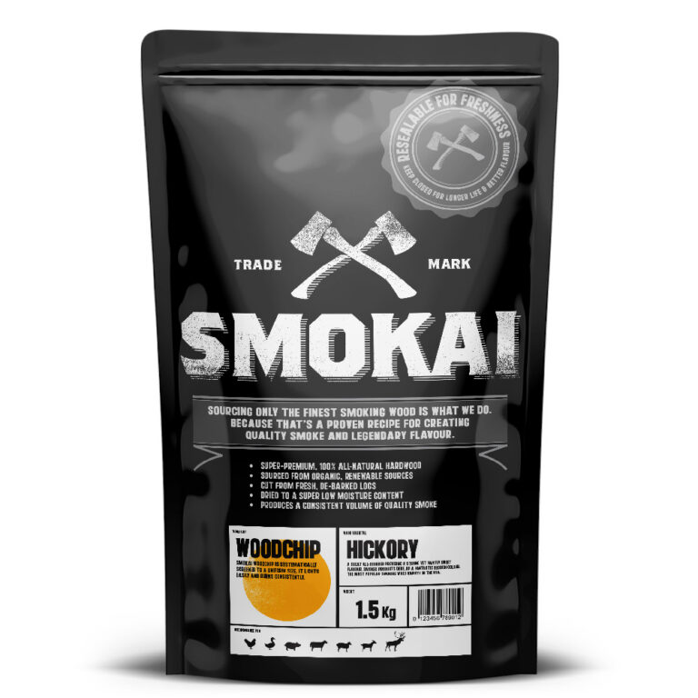 Smokai Premium Hickory Woodchip 1.5KG