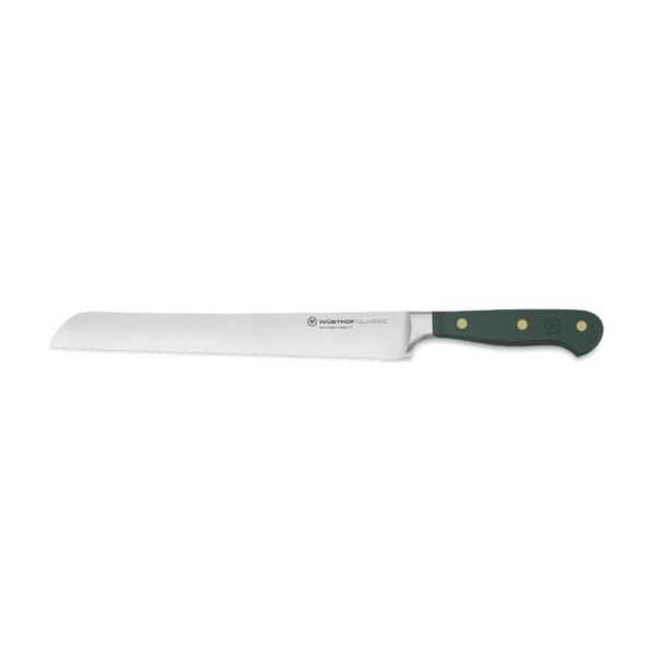 WÜSTHOF Classic Color Double Serrated Bread Knife Fresh Rosemary 23cm