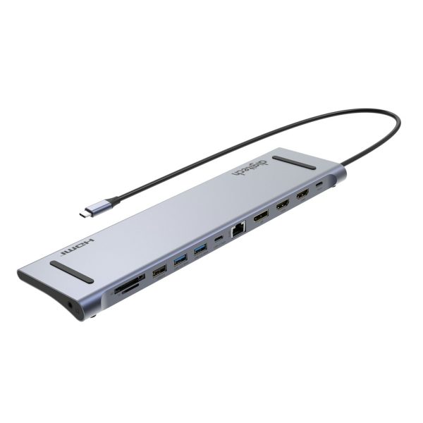 12-in-1 USB-C to Multi-Port Laptop Docking Station