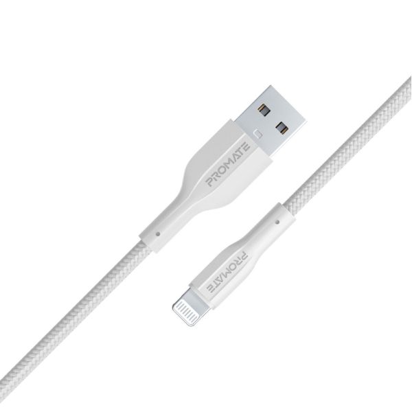 2M USB-A to Lightning Connector Super Flexible Cable Supports 2A Charging & 480Mbps