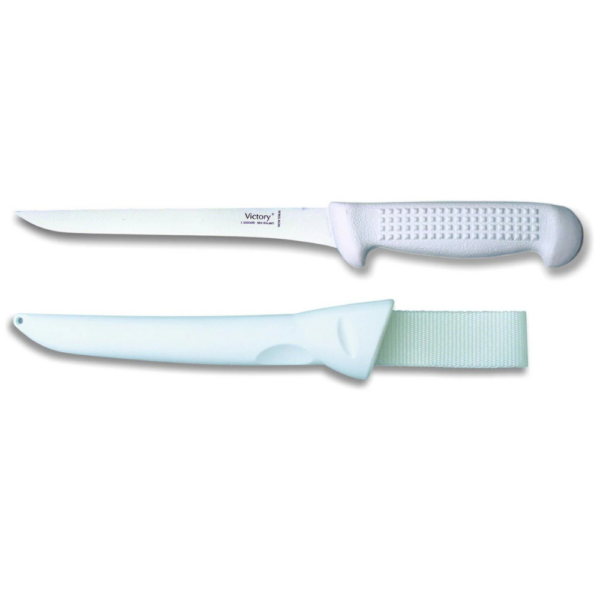 Victory Straight Fillet Knife 20cm with Scabbard