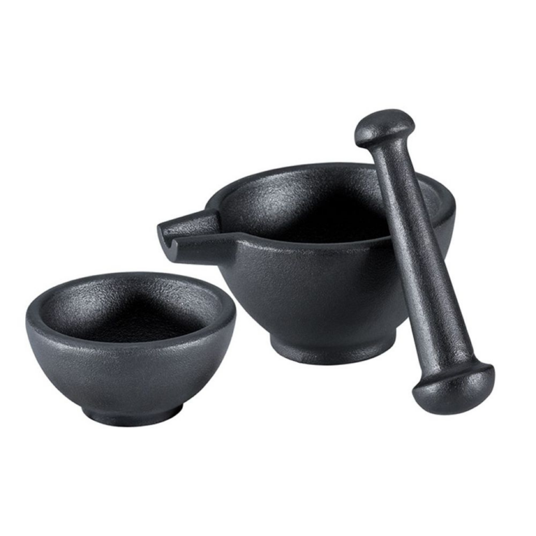 Zassenhaus Cast Iron Mortar & Pestle Set 10cm