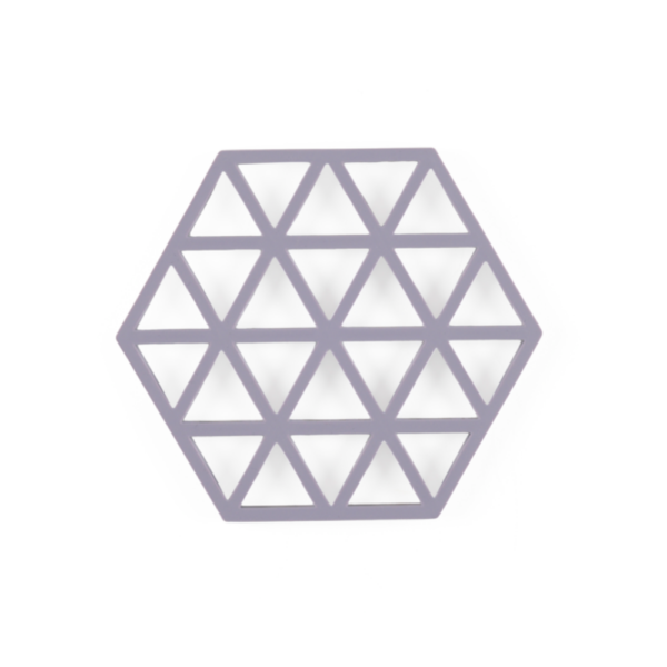 Zone Denmark Triangles Trivet Silicone Small Lavender