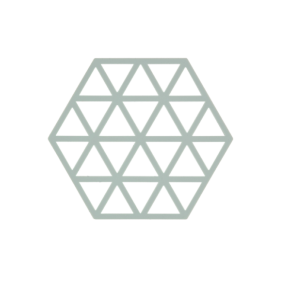 Zone Denmark Triangles Trivet Silicone Small Nordic Sky