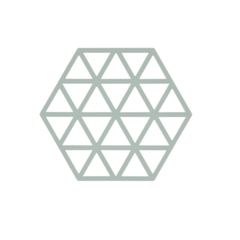 Zone Denmark Triangles Trivet Silicone Small Nordic Sky