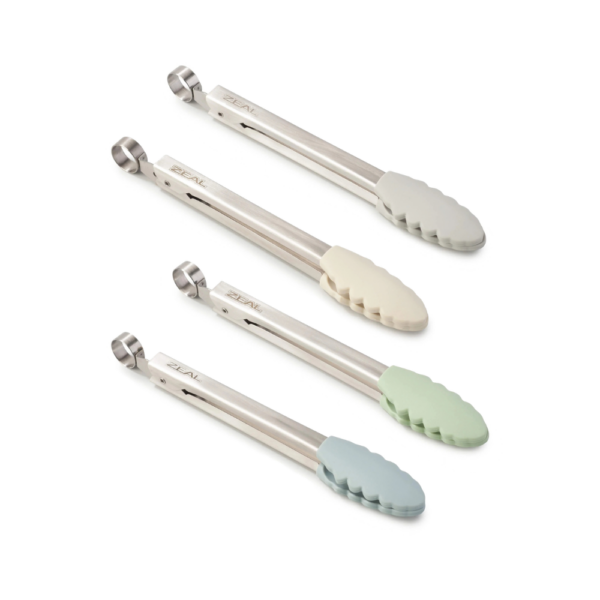 Zeal Neutral Silicone Tongs 17.5cm (Assorted Colours)