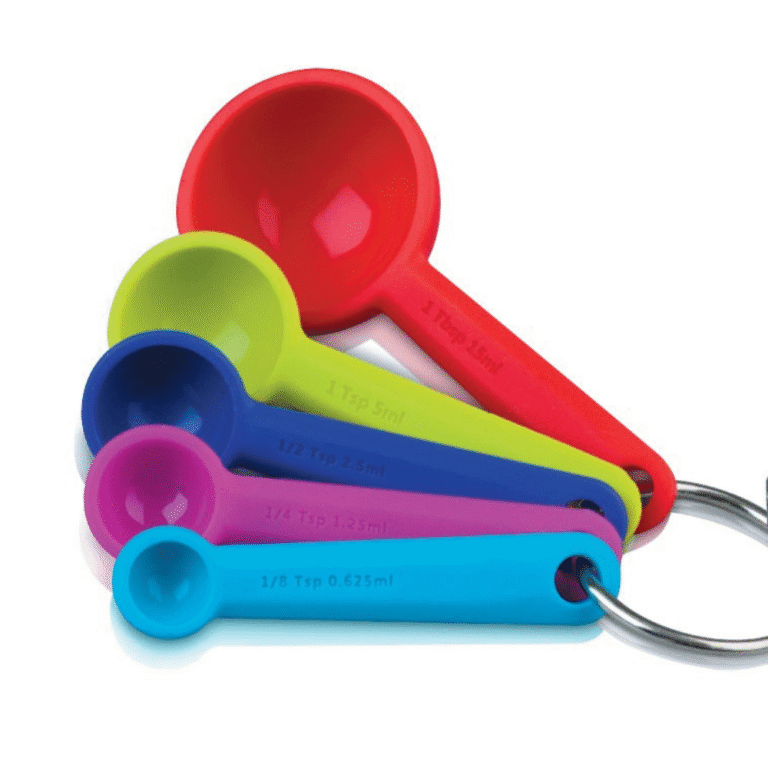 Zeal 5 Piece Silicone Measuring Spoon Set