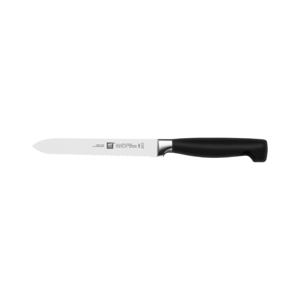 Zwilling Four Star Serrated Utility Knife 13cm