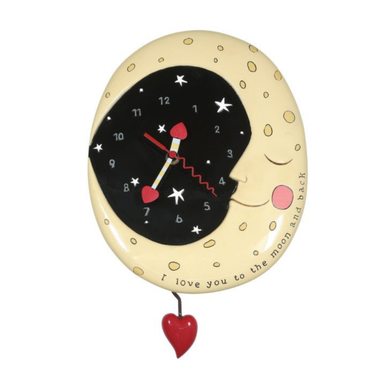 Allen Designs Moon & Back Clock