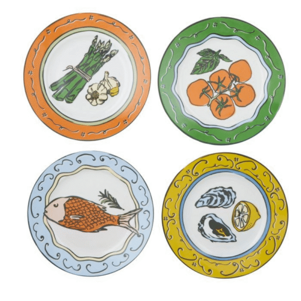 Assemble Deli Dinner Plate 20cm (Assorted Designs)