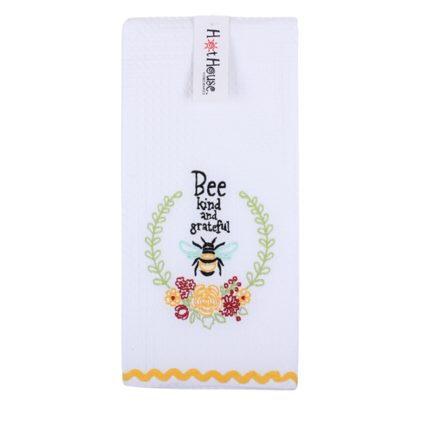 Hot House Bee Kind Tea Towel