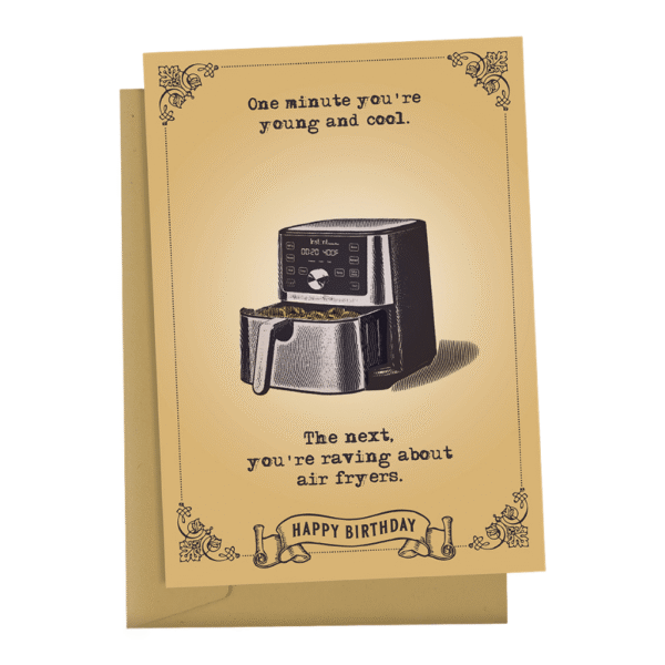 Blackwell Press Raving About Air Fryers Card
